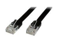MicroConnect UltraFlat - Nettverkskabel - RJ-45 (hann) til RJ-45 (hann) - 2 m - UTP - CAT 6 - med støvel, flat - svart