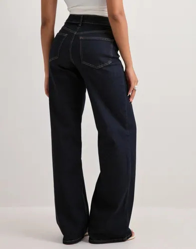 Only Blå Onlmadison Blush Hw Wide Dnm REA024