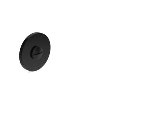 Metal Bud WC Børste Knob Black Metal Bud WC Børste Knob Black