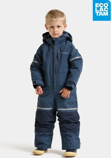 Didriksons Falken Kids' Coverall Mountain Blue