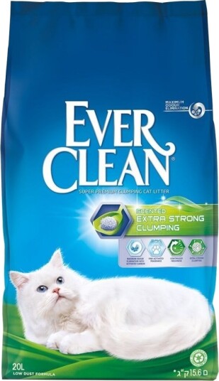 Ever Clean Extra Strong Scented Kattesand 20 L Ever Clean Extra Strong Scented Kattesand 20 L