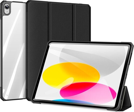 Dux Ducis Copa Etui iPad 10 2022 10,9" PU-skinn Svart