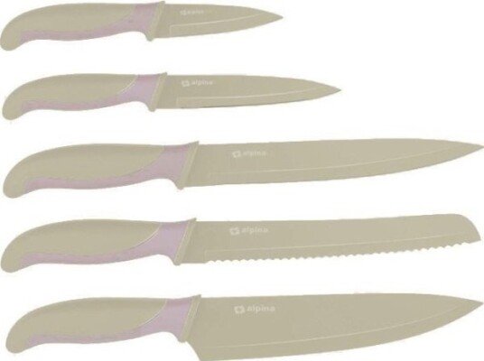 Alpina - Kniver I Rustfritt Stål (Beige)