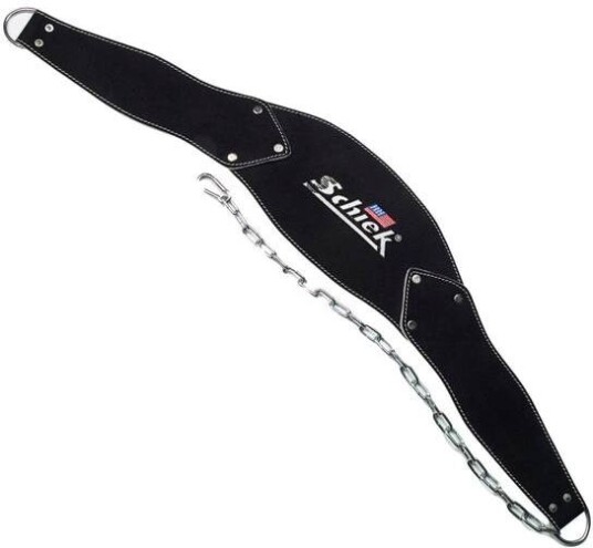 Schiek Leather Dipping Belt Black