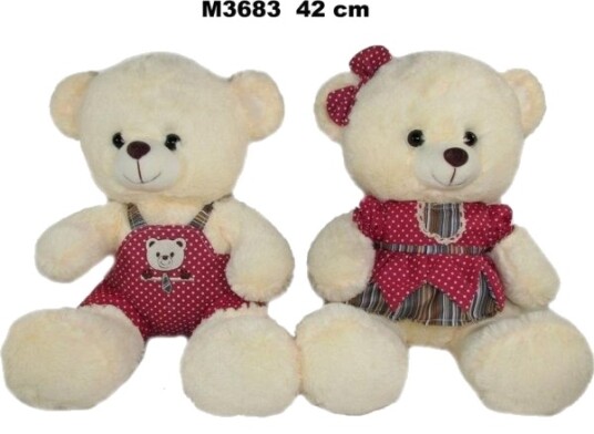 Kosedyr/Bamse M-3683 2 Stk Klær 42 Cm 162762 Kosedyr/Bamse M-3683 2 Stk Klær 42 Cm 162762