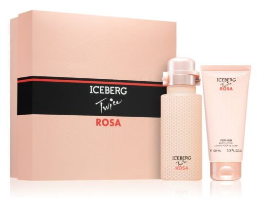 Iceberg Twice Rosa Gavesett for Dame Eau de Toilette 125ml + Body Lotion 100ml Iceberg Twice Rosa Gavesett for Dame Eau de Toilette 125ml + Body Lotion 100ml