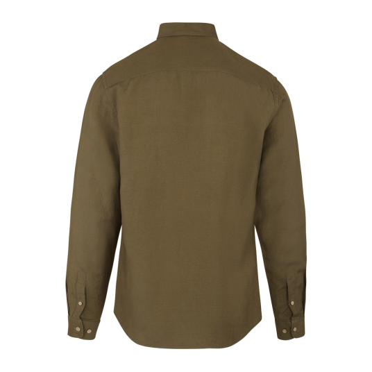 Ronan Shirt Burnt olive XL Linen/Viscose Shirt