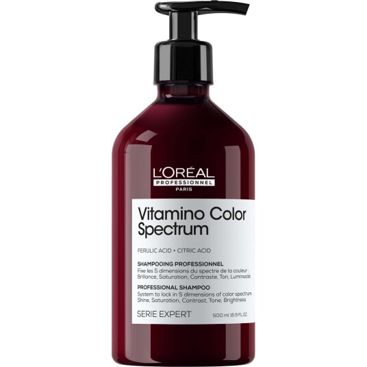 L'Oréal Professionnel Vitamino Color Spectrum Fargebeskyttende Sjampo 500 ml L'Oréal Professionnel Vitamino Color Spectrum Fargebeskyttende Sjampo 500 ml