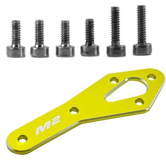 OMP OSHM2318Y Tail Motor Reinforcement Plate Yellow
