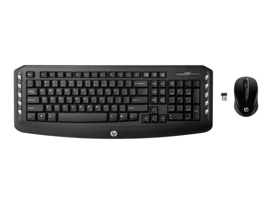 HP Classic Desktop - tastatur- og mussett - Tysk