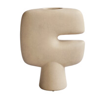 Tribal vase mini 25 cm, sand
