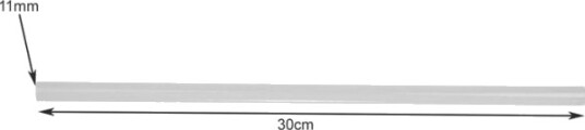 Iso Trade Limpinner Iso Trade 11 Mm X 300 Mm Hvite 36 Stk 1 Kg