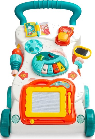 Toyz Gåvogn Med Musikk - Fra 6 Mnd - Turkis