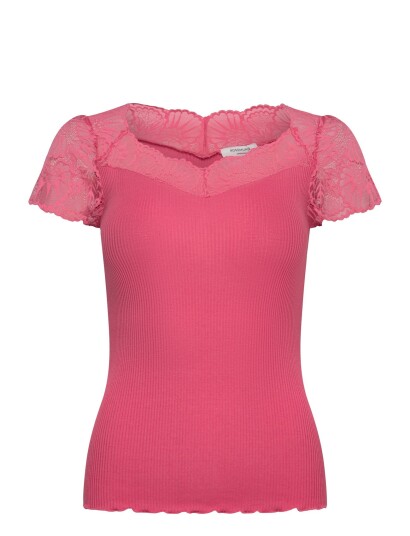 Rosemunde Rwbeatha Silk Capsleeve T Shirt Pink S Rosemunde Rwbeatha Silk Capsleeve T Shirt Pink S