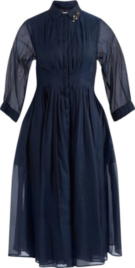 Max Mara Dame Kjoler Blå XS,