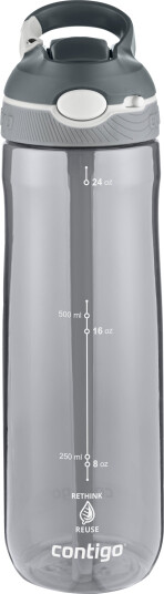 Contigo - Ashland Tritan ReNew Water Bottle 720ml - Smoke Contigo - Ashland Tritan ReNew Water Bottle 720ml - Smoke