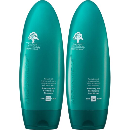 Arganmidas Rosemary Mint Revitalizing Bundle Shampoo 450 ml & Conditio