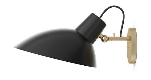 Astep VV Cinquanta Vegglampe Messing/Sort Astep VV Cinquanta Vegglampe Messing/Sort