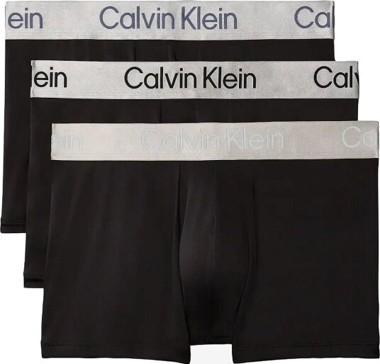 Calvin Klein Trunk 3Pk BLACK BODIES W BLACK GRISAILLE PALE XS