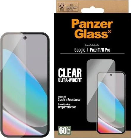 PanzerGlass Screen Protector Google Pixel 11 | 11 Pro | Ultra-Wide Fit