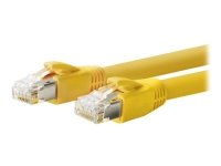 VivoLink - Nettverkskabel - RJ-45 (hann) til RJ-45 (hann) - 40 m - F/FTP - CAT 6a - halogenfri, formstøpt, solid - gul