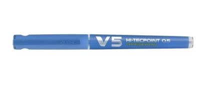 Pilot Hi-Tecpoint V5 Begreen - Rulleballpenn - Blå - 0.5 Mm - Ekstra Fin