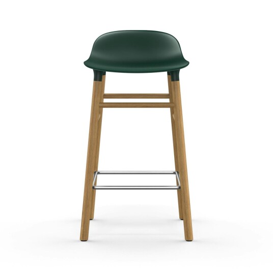Normann Copenhagen Form Barstol 65 cm Grønn/Eik
