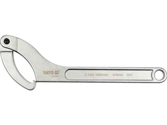Yato Kroknøkkel Med Nese, Leddet 120-180 Mm Yato Kroknøkkel Med Nese, Leddet 120-180 Mm