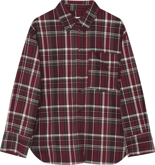 2NDDAY 2Nd Manny Classic Flannel Burgundy 32