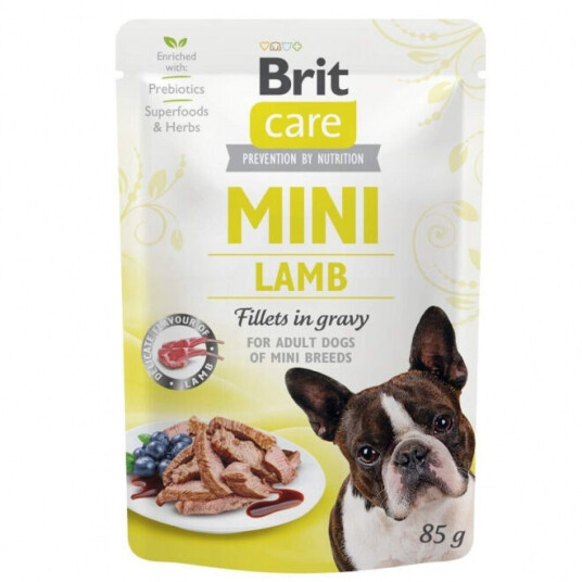 Brit Care Mini Lam Våtfor i Saus 85 g - Kornfritt Hundefôr
