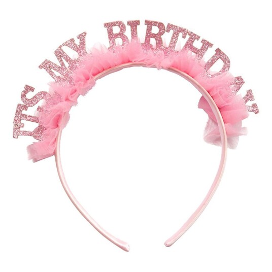 Hisab/Joker Hodebøyle Birthday Rosa