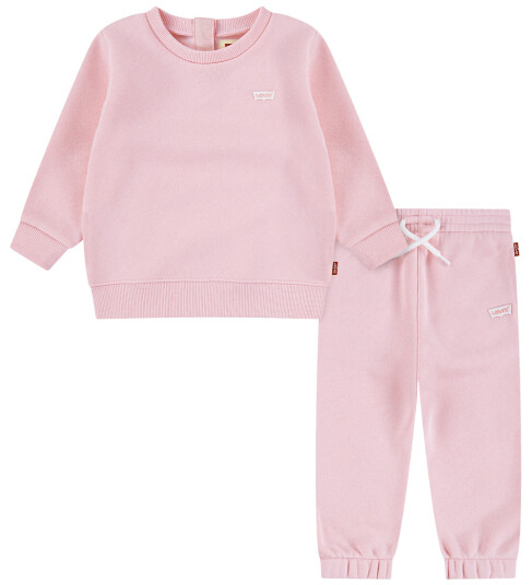 Levi's Crystal Rose Hettegenser & Jogger Sett 6 mdr Levi's Crystal Rose Hettegenser & Jogger Sett 6 mdr
