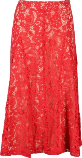 Semicouture Dame Skjørt Rød M, Semicouture Dame Skjørt Rød M,