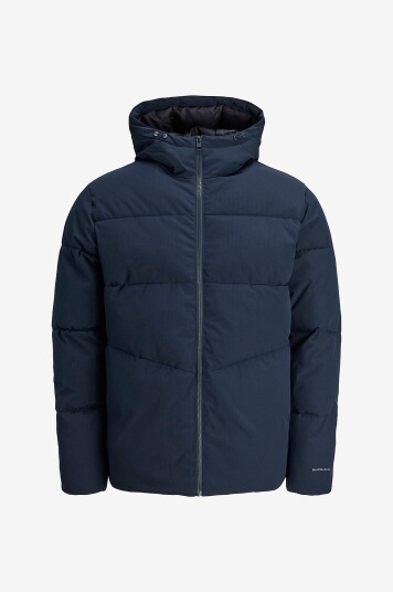 Jack & Jones Plus Pufferjakke jjGlobal Puffer Jacket Pls Blå