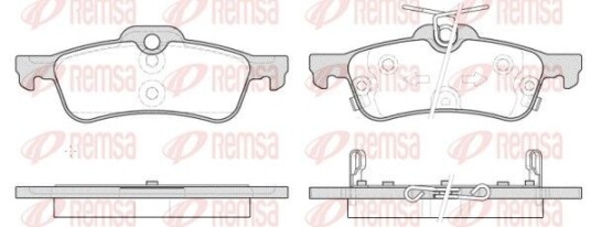 Bremseklosser REMSA 0862.12 Bremseklosser REMSA 0862.12