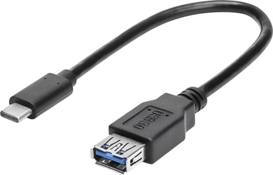 Renkforce Rf-4455819 0,15 M Usb C Usb A Usb 3.2 Gen 1 3.1 Gen 1 5000 Mbit/S Sort