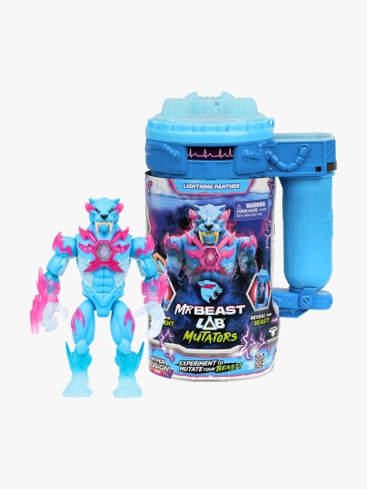 MrBeast Lab Mutators Mutationskammer Lynende Panter Lekefigur MrBeast Lab Mutators Mutationskammer Lynende Panter Lekefigur