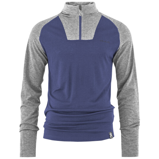 Bula Men's Retro Merino Wool Halfzip Sweater Sblue XL