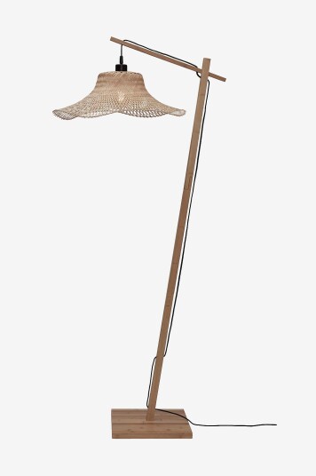 Good&Mojo   Gulvlampe Ibiza   Natur