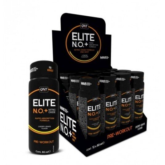 QNT Elite NO+ Pre Workout SHOT 12x80ml Cherry Grape QNT Elite NO+ Pre Workout SHOT 12x80ml Cherry Grape