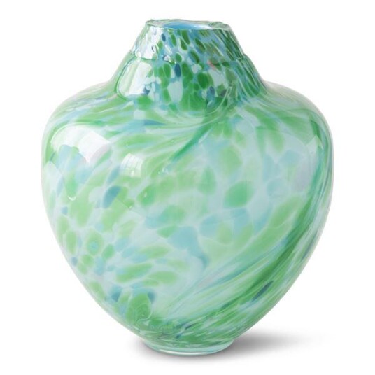 Magnor Unik skulptur kunstglass M 24 cm grønn multi Magnor Unik skulptur kunstglass M 24 cm grønn multi