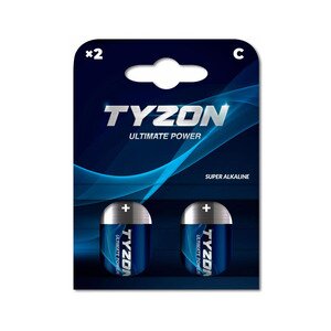 Tyzon Batteri C LR14 Superalkalisk 2 stk