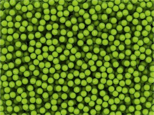 Fototapet Tennis balls Background 250x193 - Artgeist sp. z o. o.