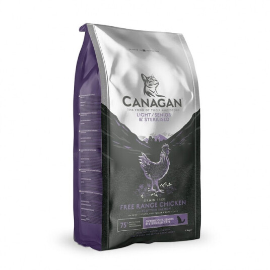 Canagan Kattemat Light/Senior 4 kg - Kornfri Tørrfôr med Høyt Kjøttinnhold Canagan Kattemat Light/Senior 4 kg - Kornfri Tørrfôr med Høyt Kjøttinnhold