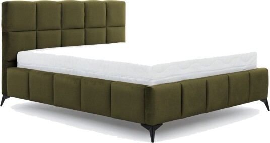 Kamble Sengeramme med Oppbevaring 180x200 cm Olivengrønn
