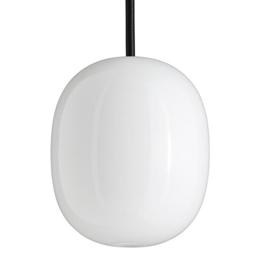 Piet Hein Superegg 200P Taklampe Opal med Sort Ledning