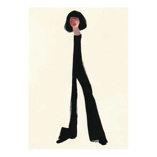 Paper Collective Black Pants poster 30x40 cm Paper Collective Black Pants poster 30x40 cm