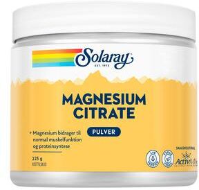 Solaray Magnesium Citrate 225 g. Solaray Magnesium Citrate 225 g.