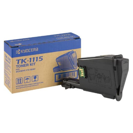 Kyocera TK-1115 BK lasertoner - 1T02M50NL1 Original - Svart 1600 sider