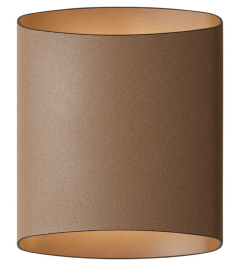 Belid Sinne vegglampe dimbar led 8W fast installasjon  - Sandstruktur/Messing